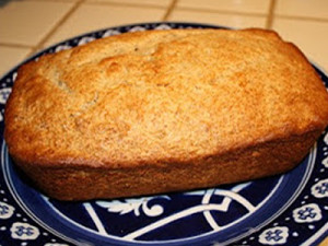 Rich Buttery Whole Wheat Olive Oil Banana Bread