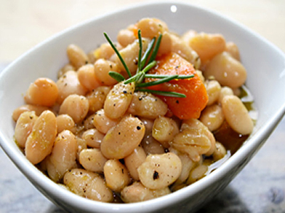 Slow Cooker White Beans with Rosemary & Coratina EVOO