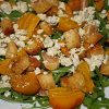 Slow Roasted Golden Beet & Tangerine Salad Over Baby Arugula with Blue Cheese & EVOO-Citrus Vinaigrette