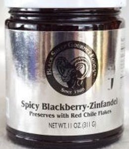 Spicy Blackberry-Zin with Red Chilies