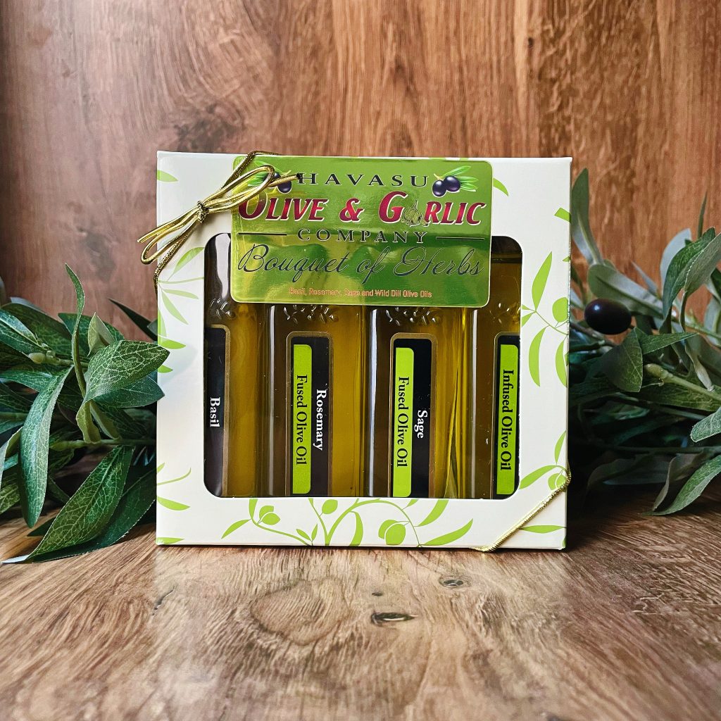 Bouquet of Herbs 4 Pack Olive Oil Sampler Set Havasu Olive Oil