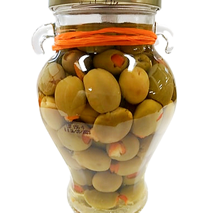 orange stuffed olives