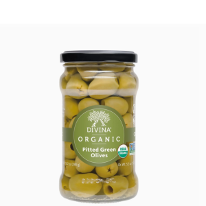 organic pitted green olives