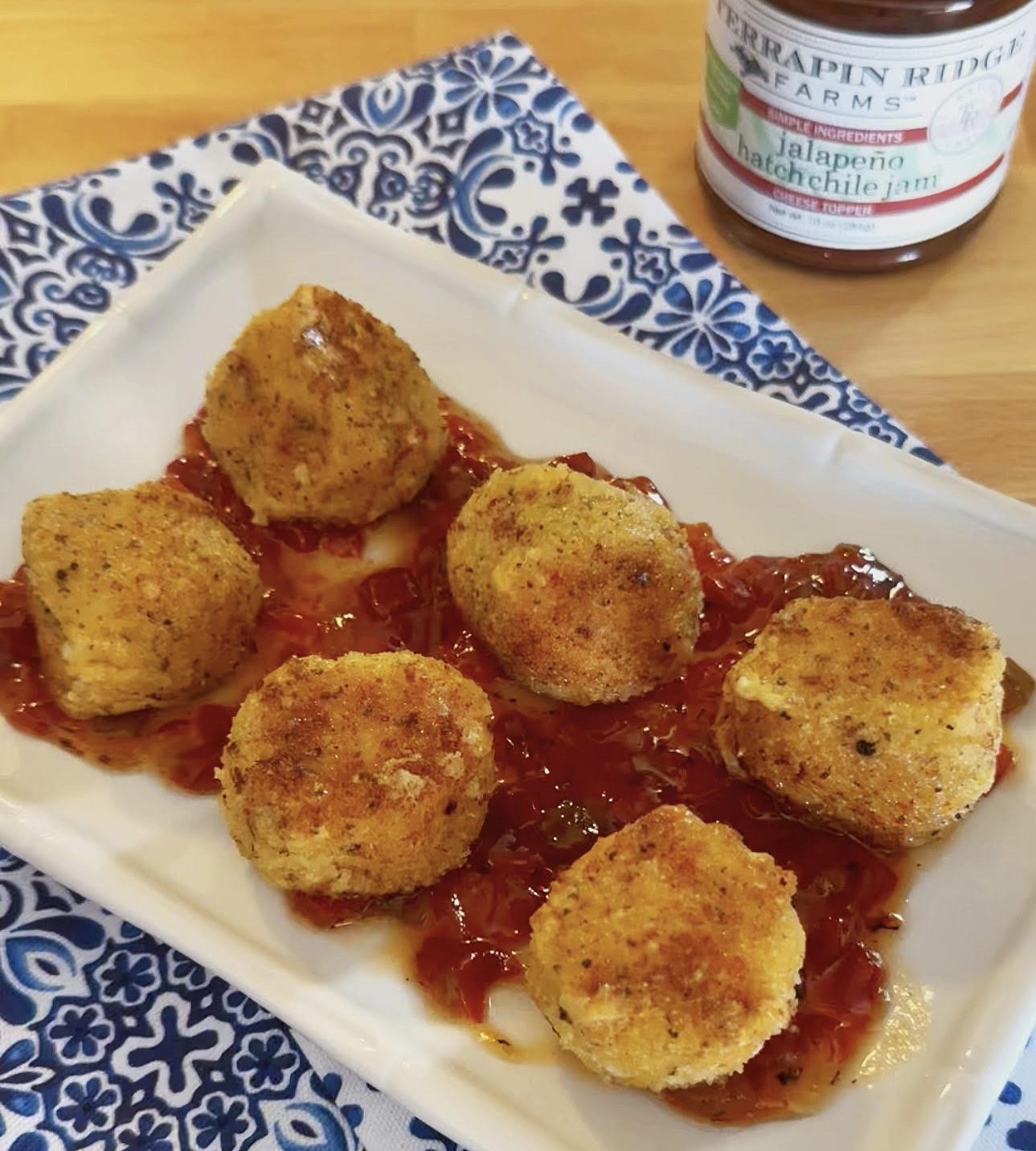 crispy pimento cheese balls